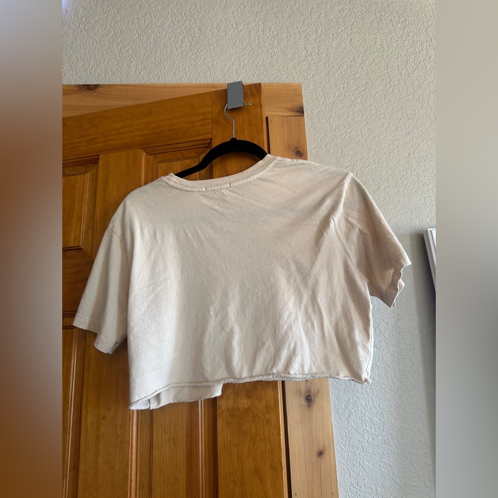 Tan I Want A Cowboy Crop Top - Picture 5 of 6